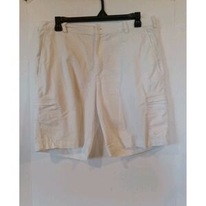 Nike Cargo Shorts Mens Size 38 White 10in Inseam Golf Dri Fit